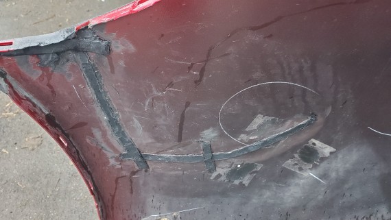Бампер задний Mazda 6 GJ 2012-2019