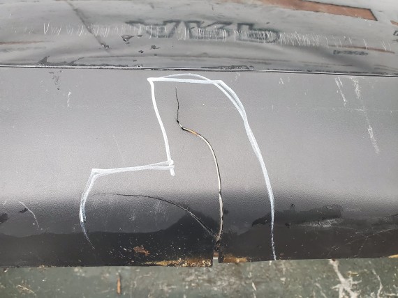 Бампер задний SsanYong Kyron 2007-2015