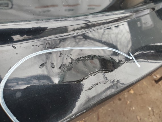 Бампер задний SsanYong Kyron 2007-2015