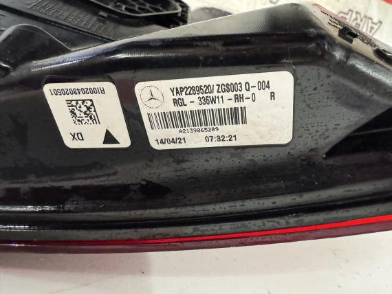 Фонарь задний правый Mercedes-Benz E-klasse W213 2020-н.в. 