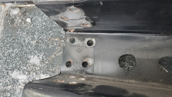 Лонжерон задний левый  KIA Spectra 1 2000-2011