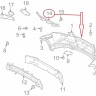 Накладка переднего бампера Chevrolet Aveo T255 2002-2011