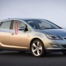 Молдинг рамки передней правой двери Opel Astra J 2009-2017