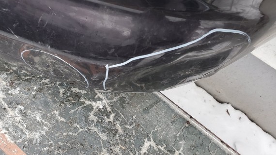 Бампер задний Mazda CX-7 2009-2012