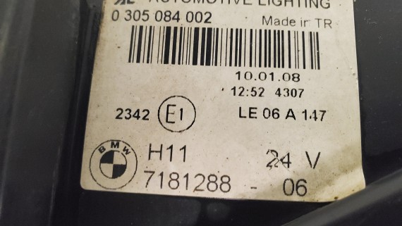 Фара противотуманная правая Bmw 1-Series E87 2004–2014