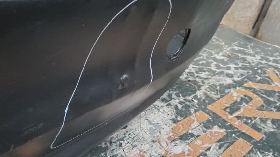 Бампер задний Mazda CX-5 1 2011-2017