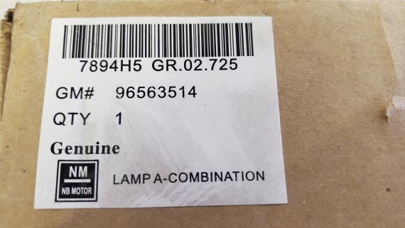 Фонарь задний левый Daewoo Matiz 2000-2015